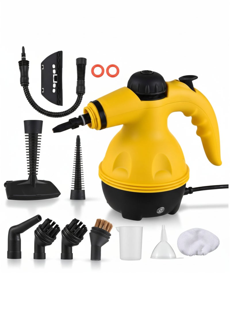 vexa pro Handheld Steam Cleaner – Multipurpose Portable Pressurized Steamer with 9-Piece Accessories, 1000W Power - Image 1